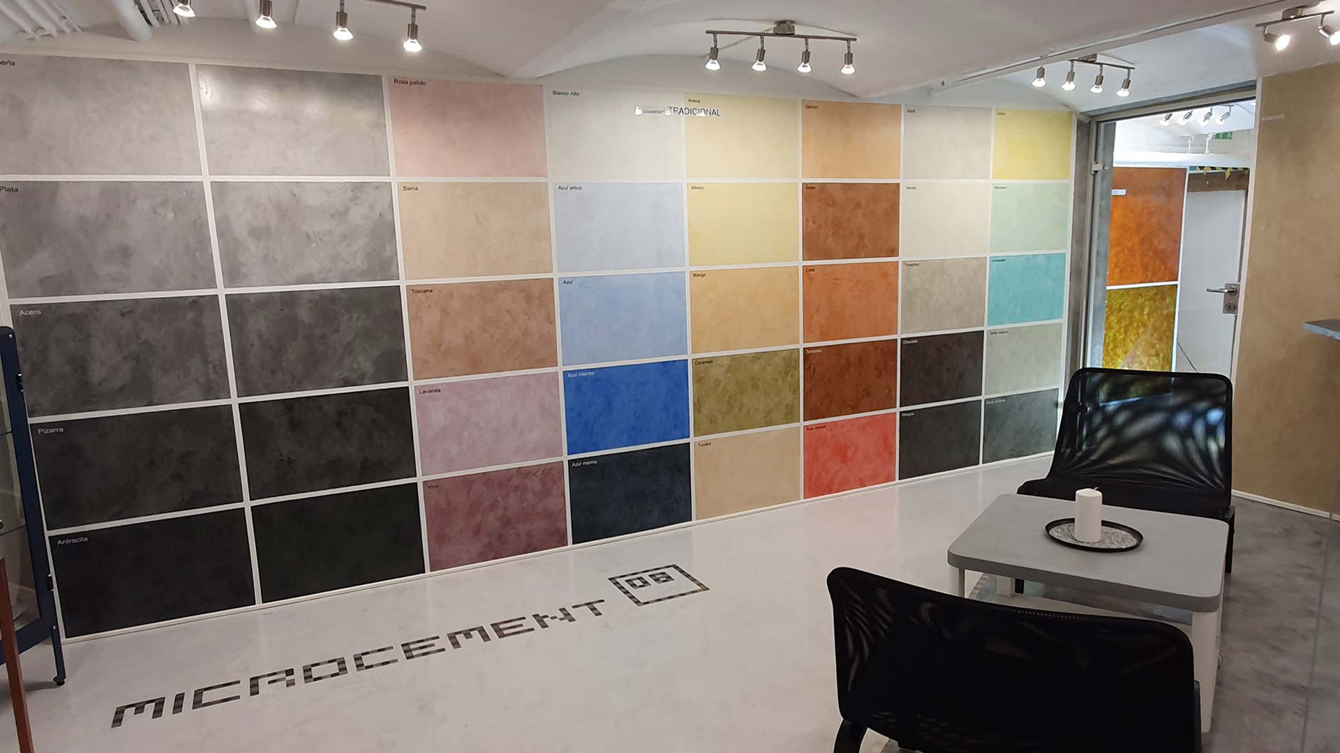 Microcement08:s showroom